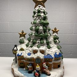 Lighted Ceramic Christmas Tree