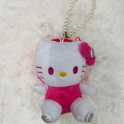 Pink Hello Kitty Backpack Keychain