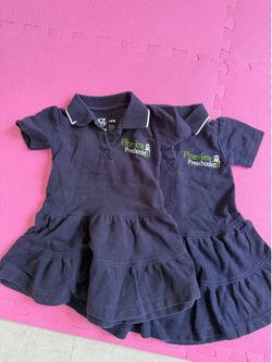 2 Pineview Preschools uniform dresses size 18 months