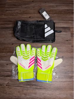 Adidas Predator Match Fingersave Goalkeeper Gloves Size 10
