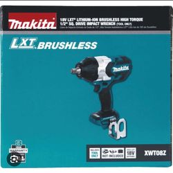 Makita New 1/2” High Torque Impact Wrench -3 Speeds