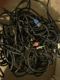 Pair 25 feet or 50 ft’ speaker wires professional sound system