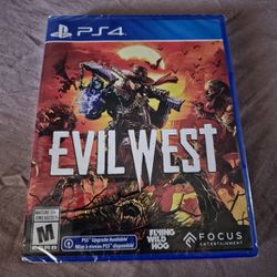 Evil West PS4 Brand New