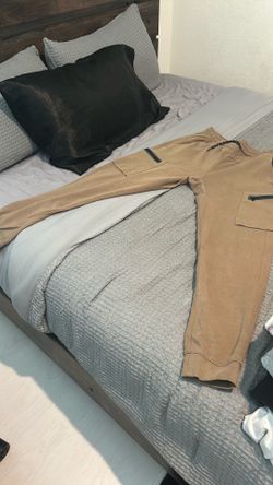 Brown sweat pants