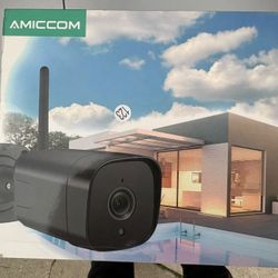 AMICCOM Z7 Outdoor/Indoor WiFi Security Camera – 1080P – Pan/Tilt – New