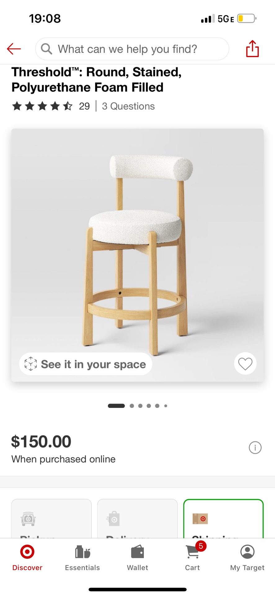 Brand New Counter Height Bar Stools