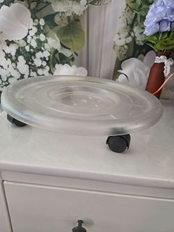 Vases para macetas con llantas set de 4