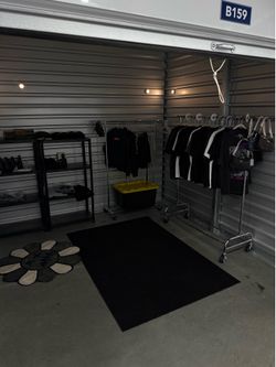 STORAGE UNIT, DESIGNER STREETWEAR, SUPREME, BAPE, CHROME, COACH BAGS ! ETC