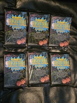 1994-95 Fleer Vintage NBA Basketball Series 1  6x Pack Lot! - New Factory Sealed Packs!
