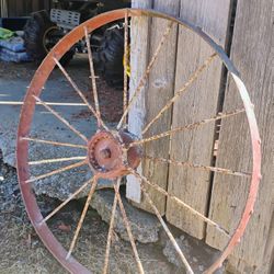 Pair Of Wagon Wheels