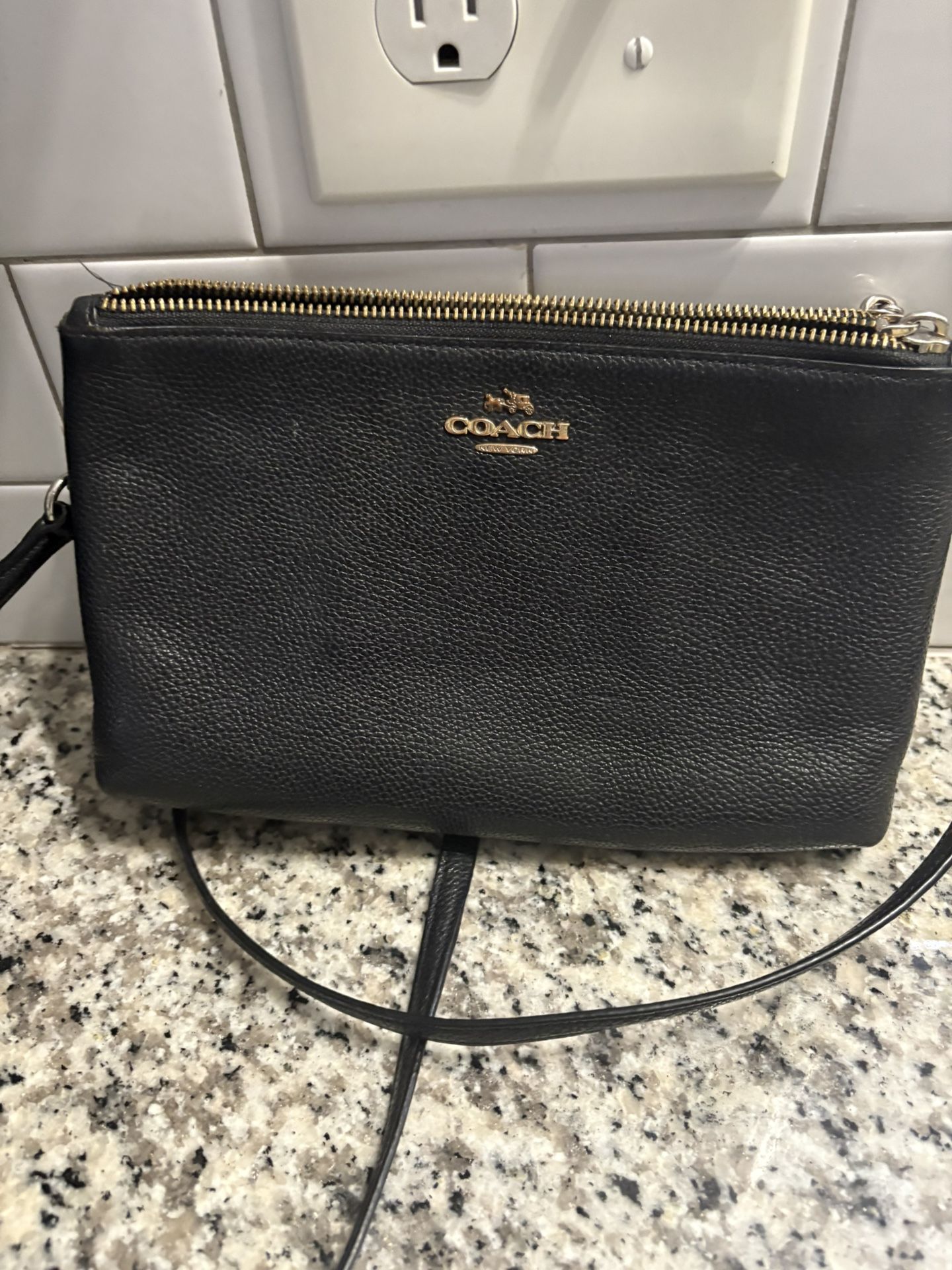 Coach black purse