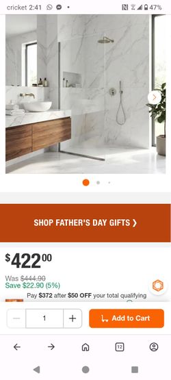 Shower Glass Panel