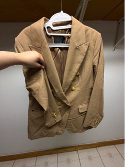 Khaki colored Banana Republic Blazer