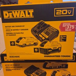 Two package of batteries with charger $260 firm on price