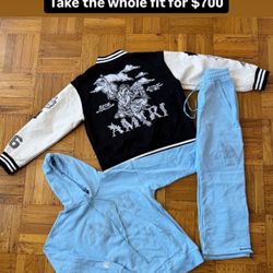 Amiri Hoodie Set & Amiri Jacket 
