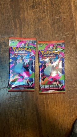 Korean Pokémon cards unopened