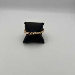 10k Franco Foxtail Bracelet 
