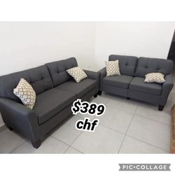 Living Room 2 Piece Sofa And  Loveseat Set