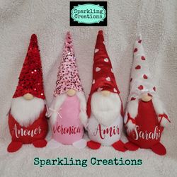 Personalized Valentine's Gnomes