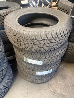 275-60-20 $550 CASH OUT THE DOOR All Terrain Tires installed (4) New 50,000 Mile Warranty-We Finance