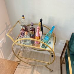 Glass Bar Cart