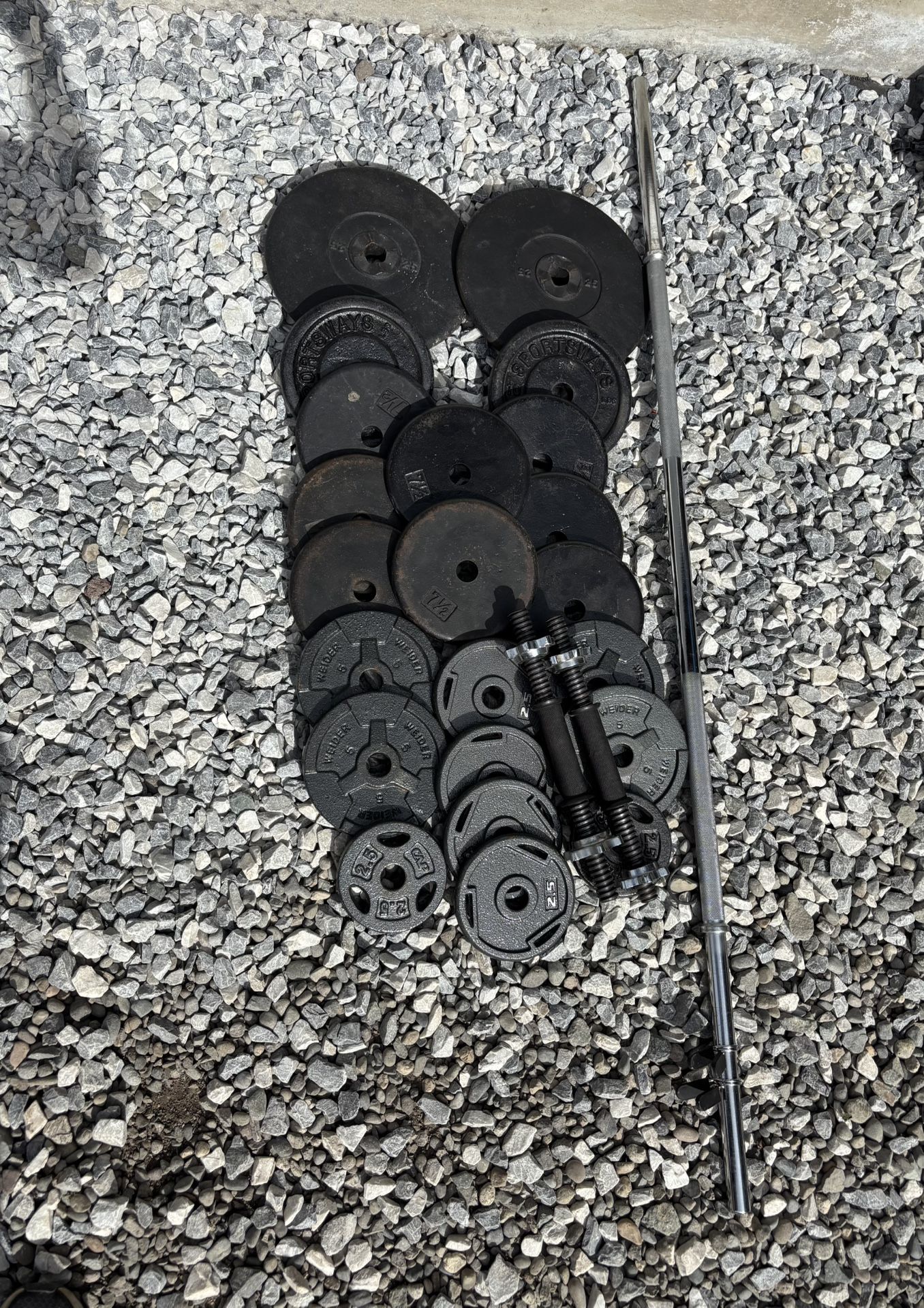 Weights Bar Dumbbells Bars