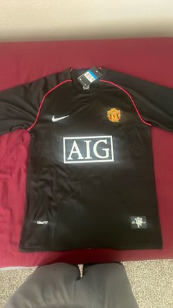 Cristiano Ronaldo Manchester United 2007/08 Black Long Sleeve Retro