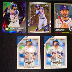 Jose Altuve - 5 Cards!!!