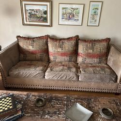 One big sofa and two small sofas pillows are changeable to settings washable good condition