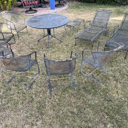 Steel Patio Furniture- Full Set