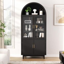 MODERN ARCHED TALL CABINET 