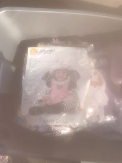Baby doll costume super cute for size 1/2 year old