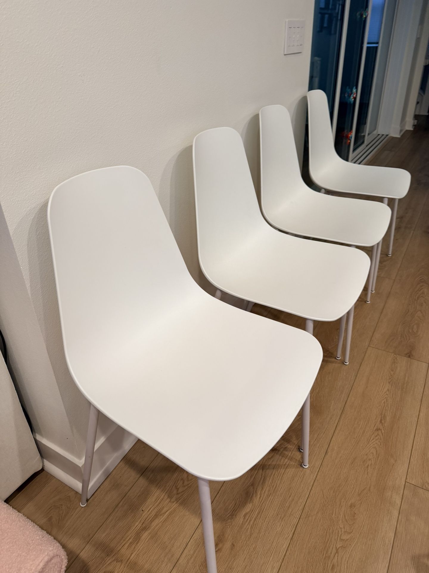 Article White Dining Chairs (x4)