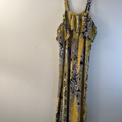 Ruffle Maxi Dress.  Size 22
