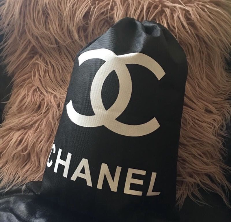 chanel large shopping tote bag leather