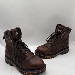 Men's Cody James 8” Decimator Waterproof Work Comp Toe Boots Brown Size 11.5EE