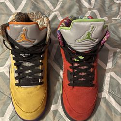 Jordan 5s What The ..