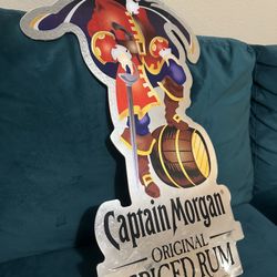 Captain Morgan Mirrored Bar Sign 
