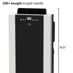 Whynter Portable Air Conditioner 14,000 BTU with Dual Hose Dehumidifier & Cooling Fan for 500 Sq Ft Rooms