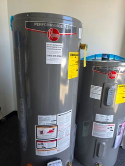 New Water Heater Rheem Performance Plus