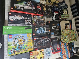 different products between legos and Disney things