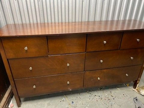 Long dresser with mirror