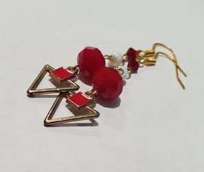 Red Earrings 