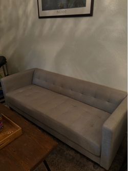 Two Grey Couches