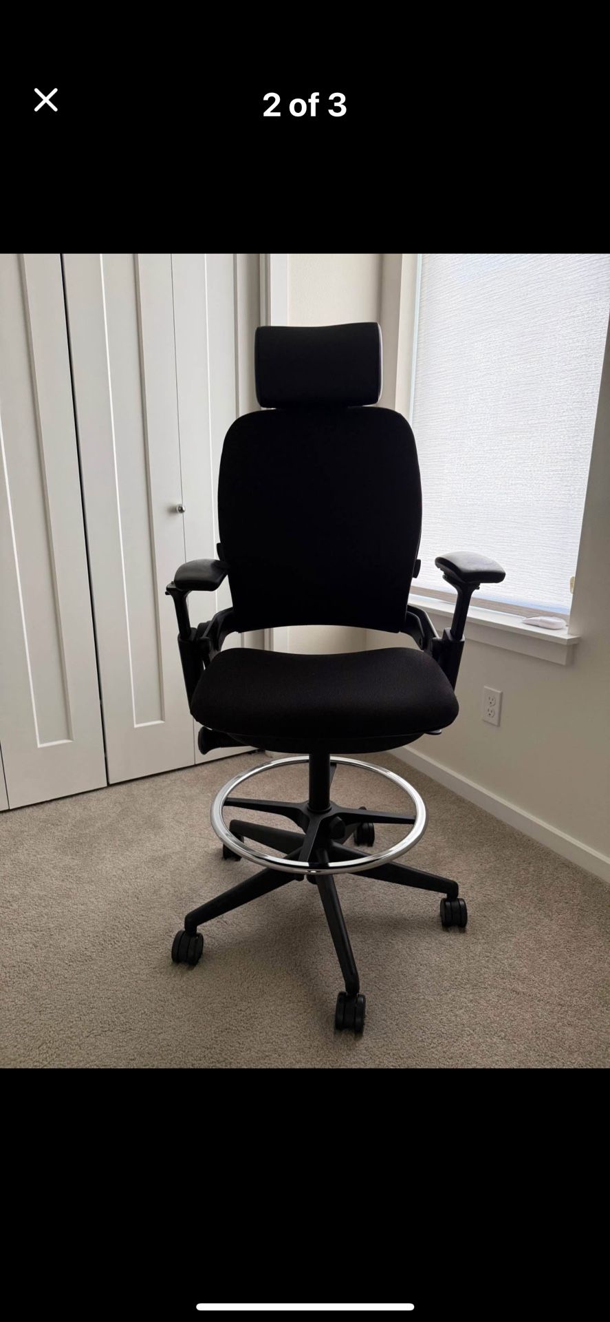 Steelcase Leap 2 Tool Office Chair With Headrest . READ DESCRIPTION !!