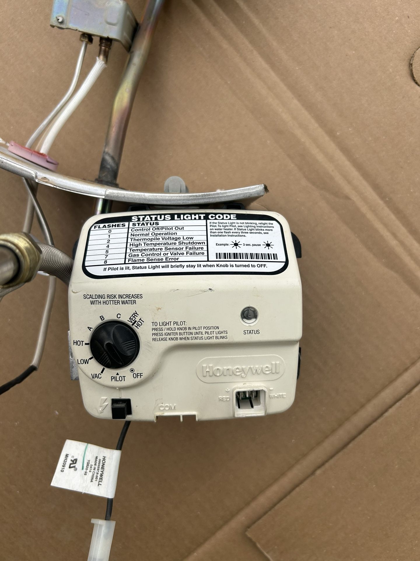 Rheem Water Heater Control