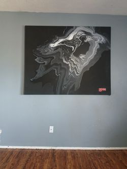 Large abstract painting