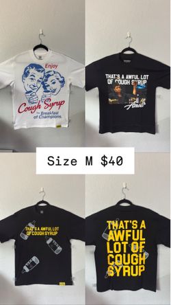 That’s a awful lot of cough syrup shirts