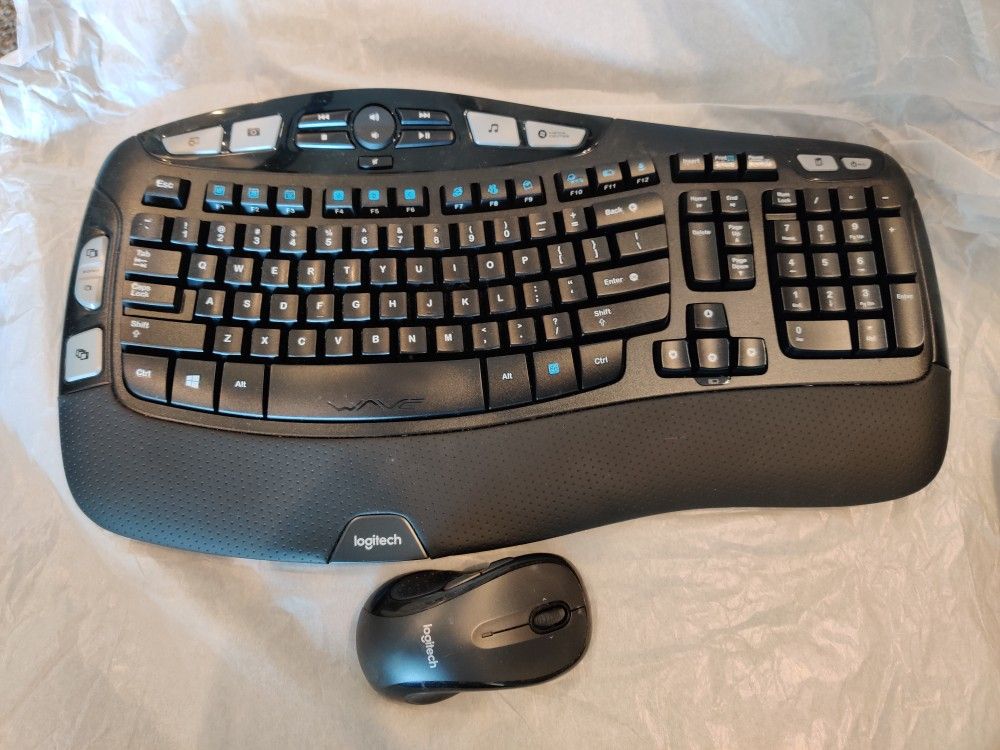 Logitech Keyboard And Wireless Mouse