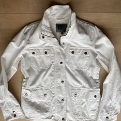 Cotton Denim/canvas Jacket Womens medium